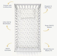 Celestial Organic Crib Sheet