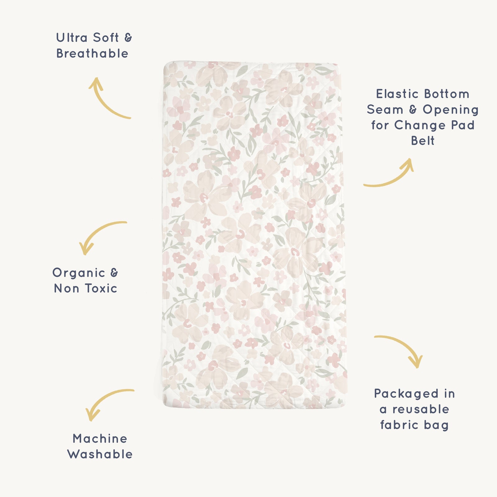 Blossom Organic Changing Pad Cover