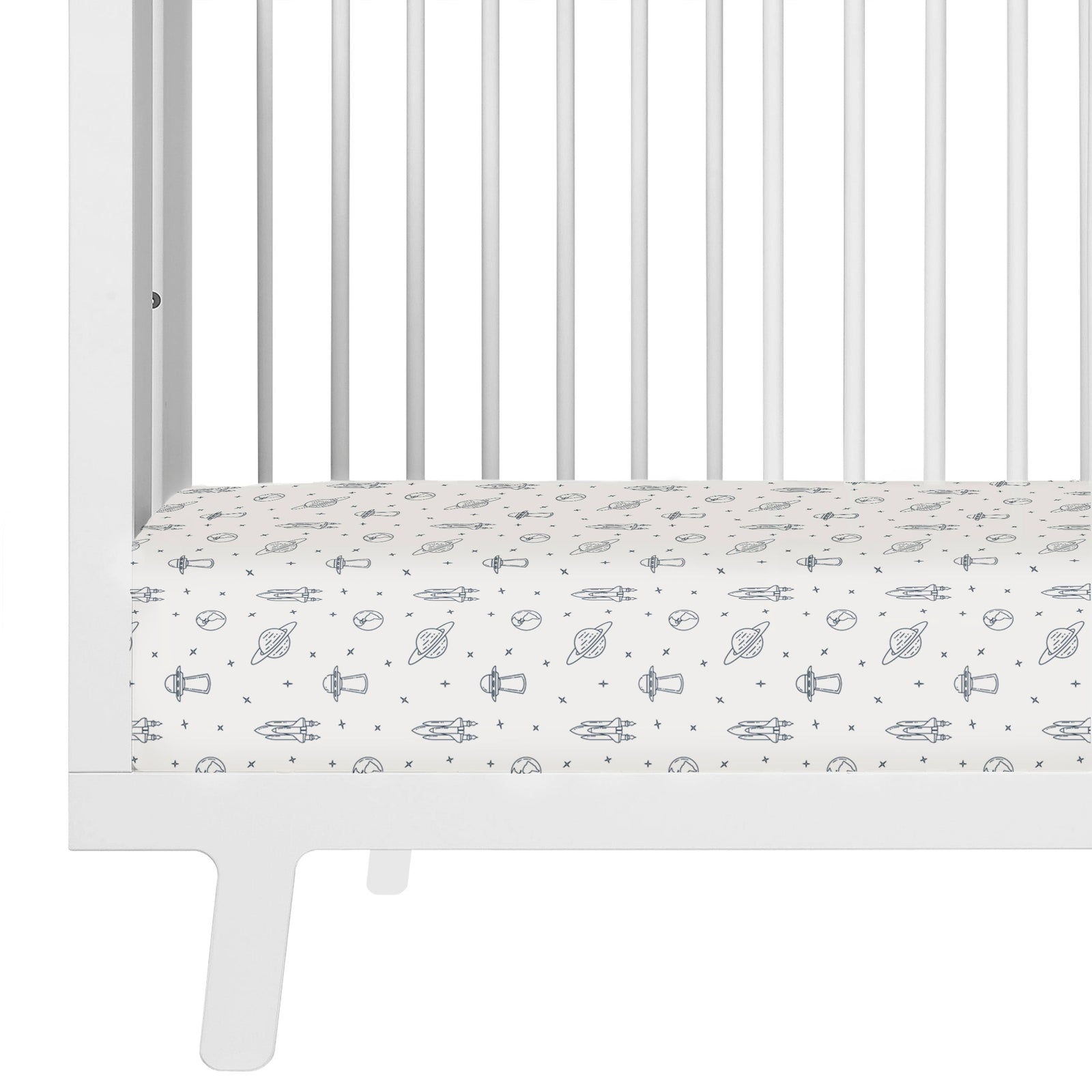 Celestial Organic Crib Sheet