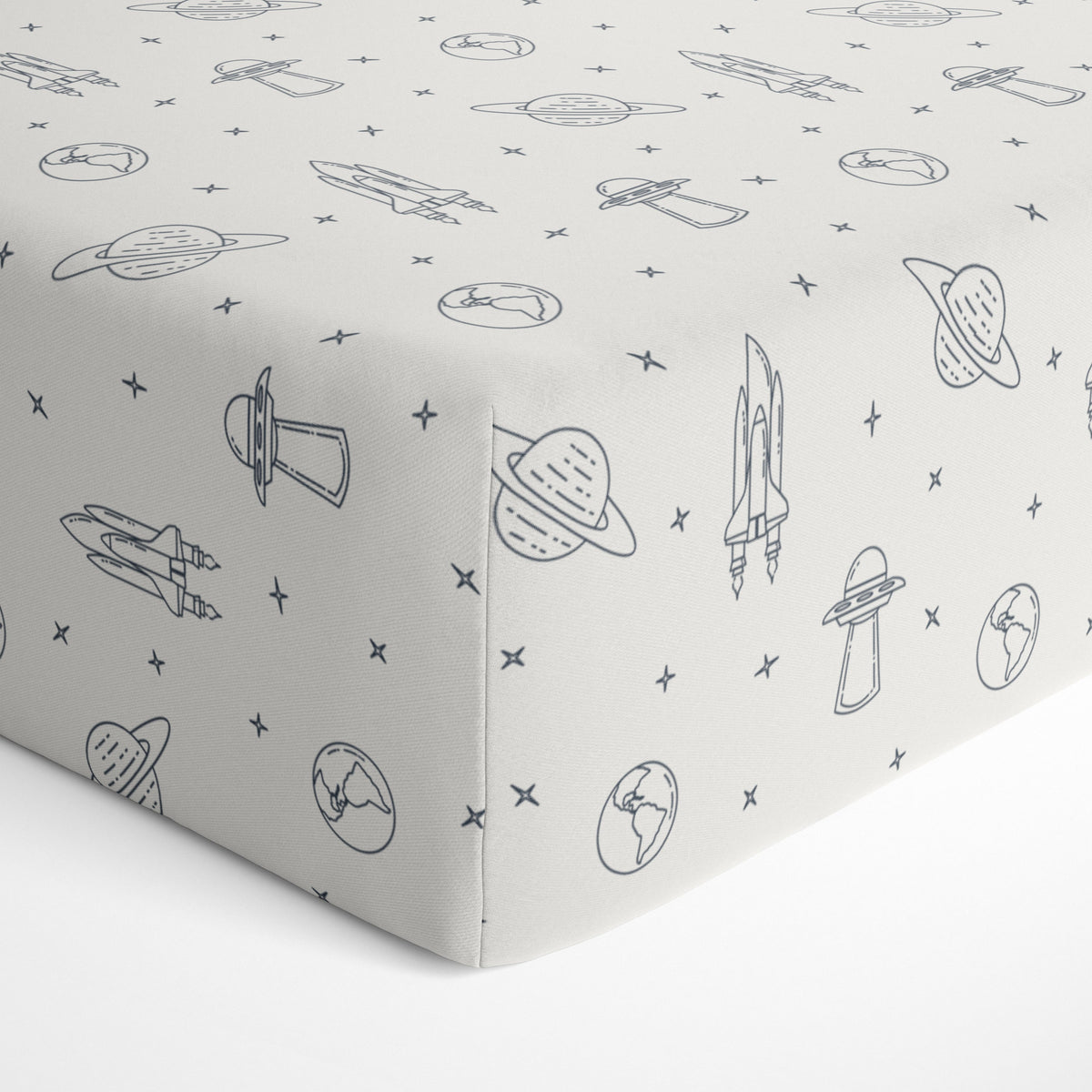 Celestial Organic Crib Sheet