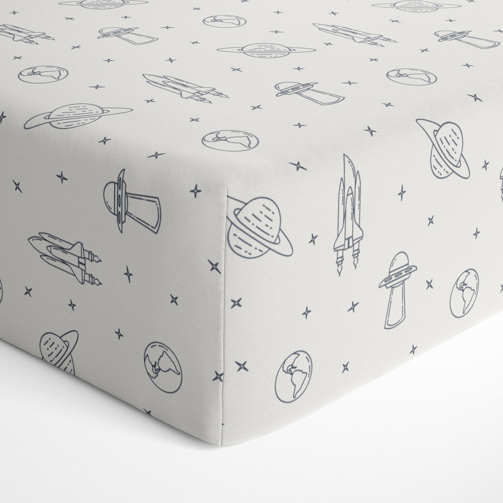Celestial Organic Crib Sheet