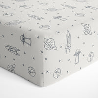Celestial Organic Crib Sheet