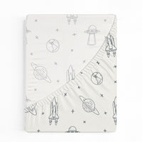 Celestial Organic Crib Sheet