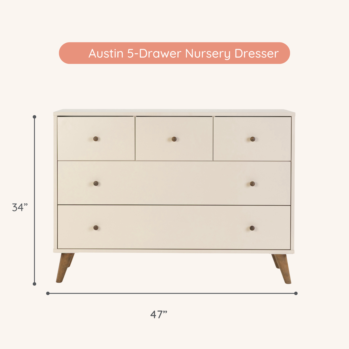 Austin 5-Drawer Dresser