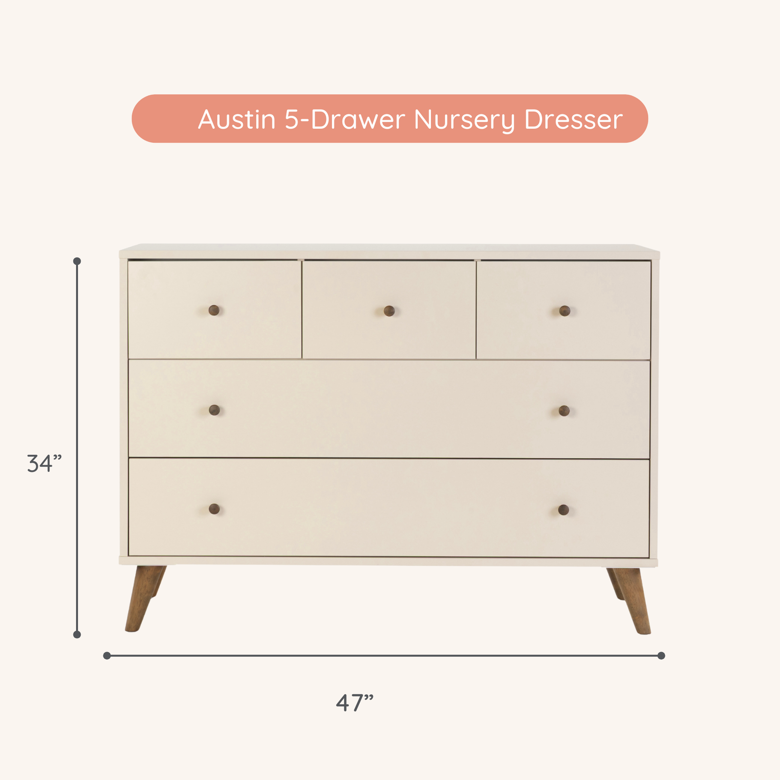 Austin 5-Drawer Dresser