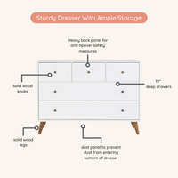 Austin 5-Drawer Dresser