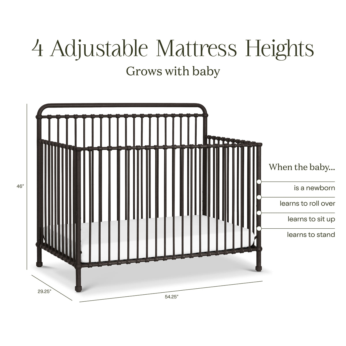Winston 4-in-1 Convertible Crib