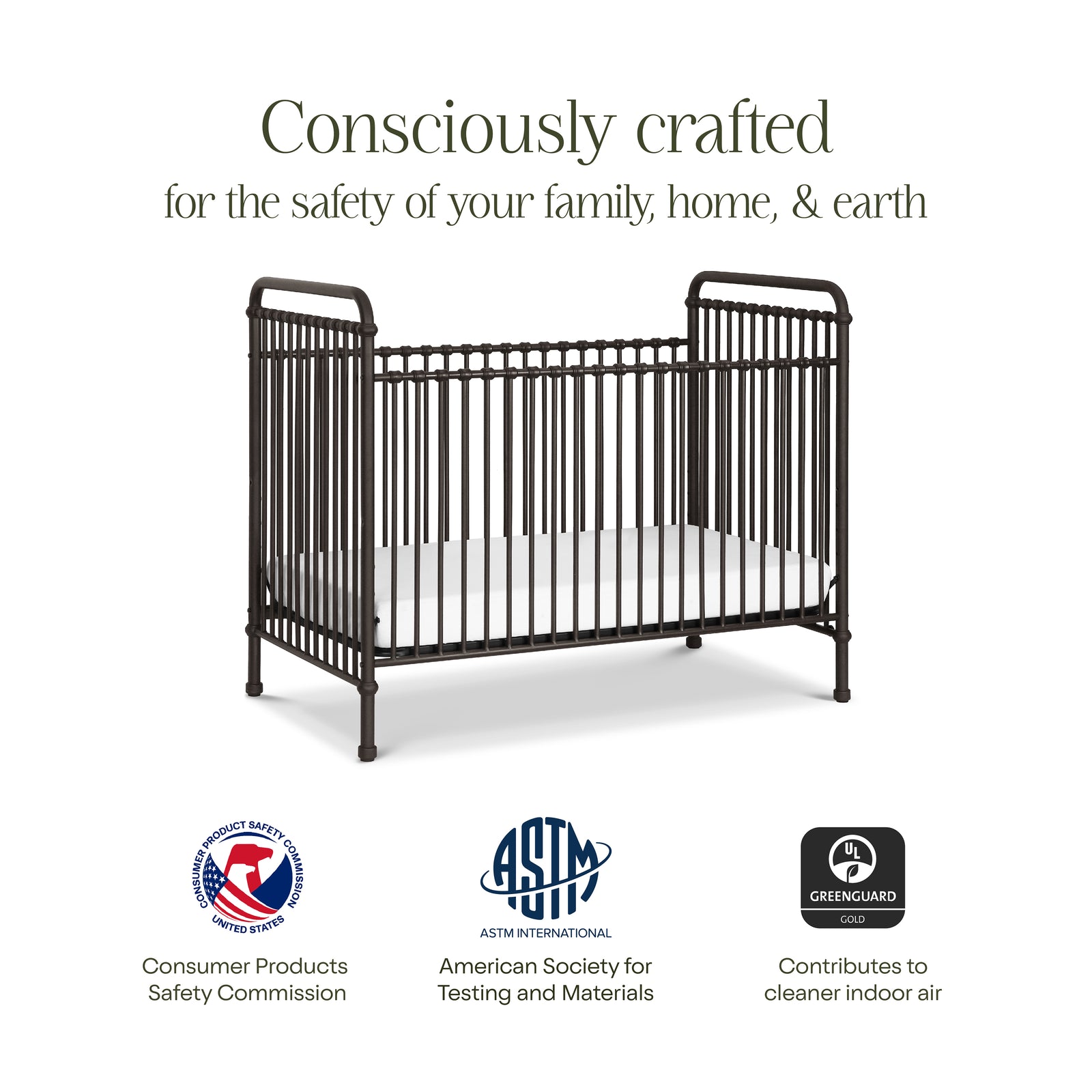 Abigail 3-in-1 Convertible Crib