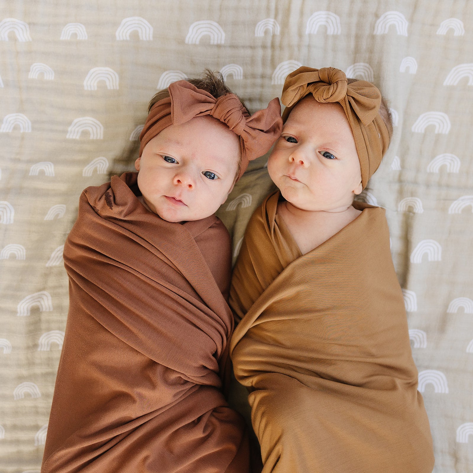Mustard Bamboo Stretch Swaddle Blanket
