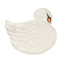 Warm White Swan Play Mat 