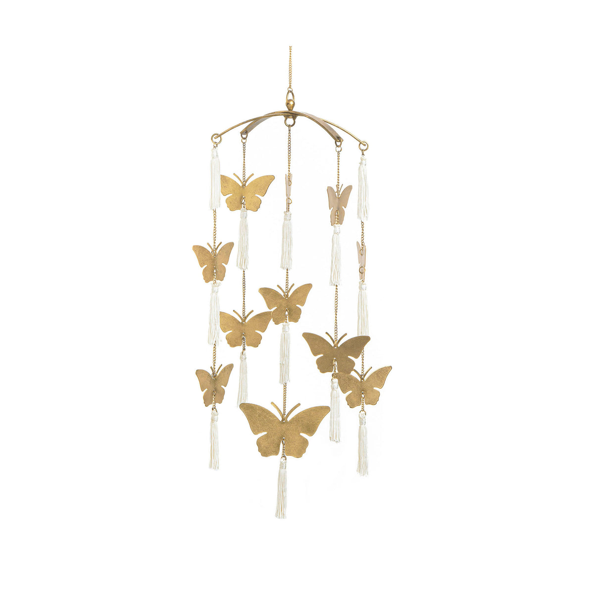 Butterfly Brass Nursery Ceiling Hanging