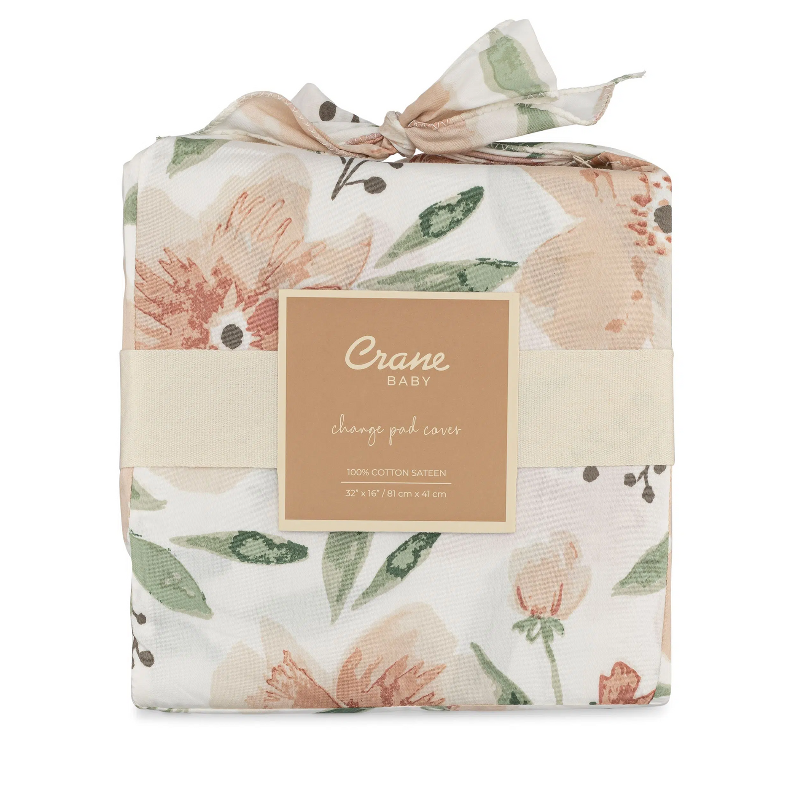 Parker Floral Quilted Changing Pad Cover