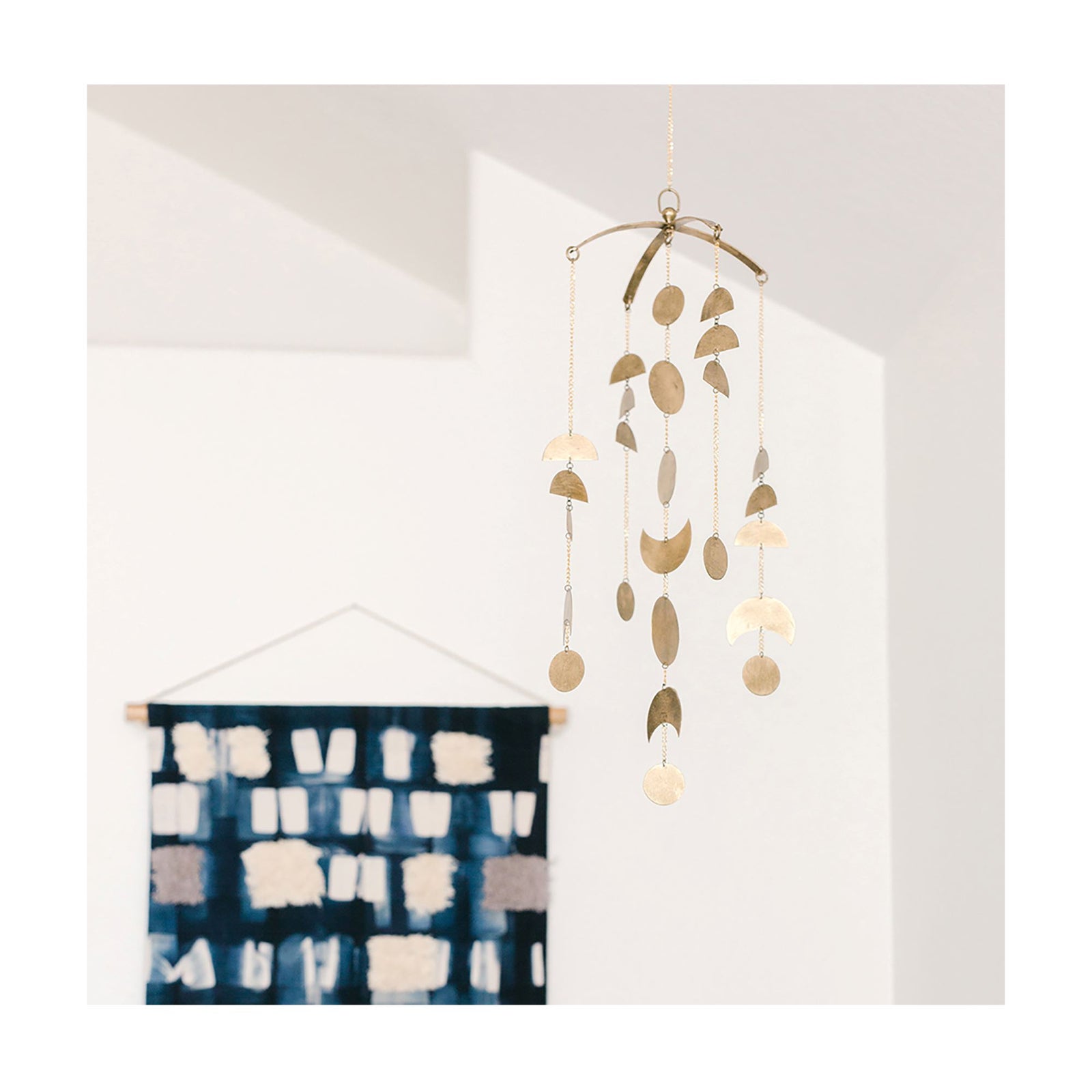 Luna Brass Nursery Ceiling Hanging