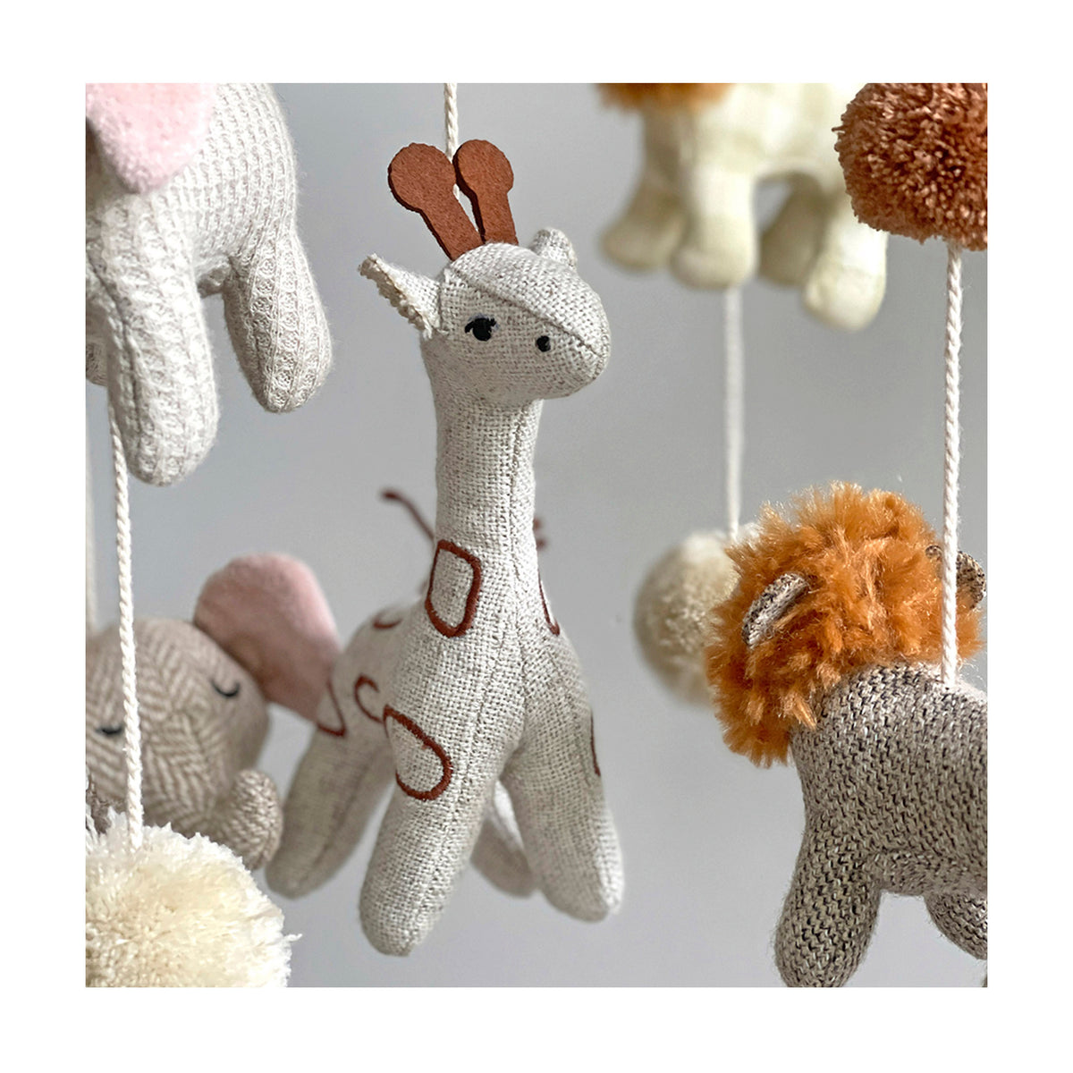 Safari Animal Baby Mobile