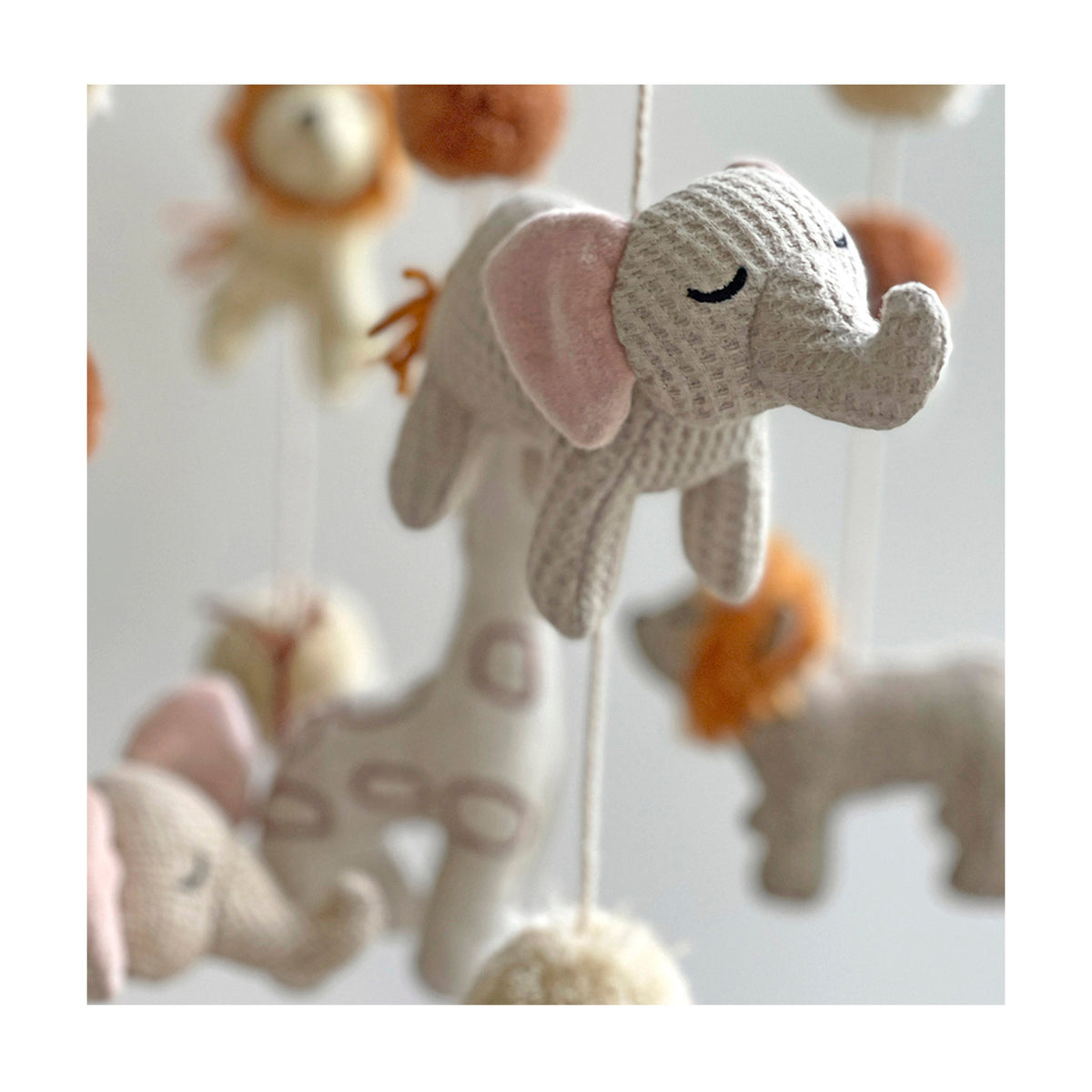 Safari Animal Baby Mobile