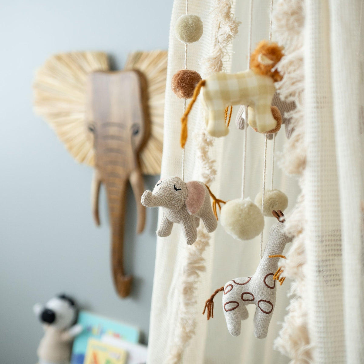 Safari Animal Baby Mobile