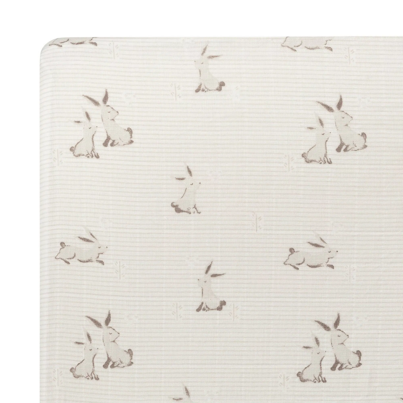 Bunny Organic Crib Sheet