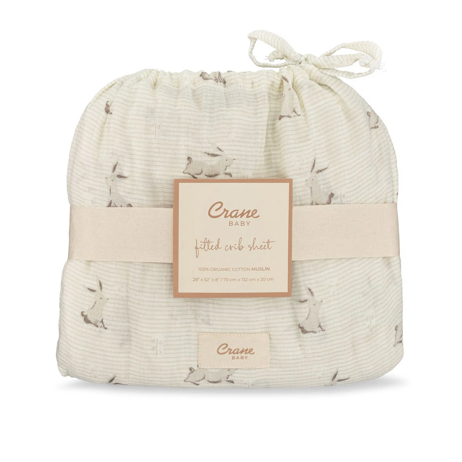 Bunny Organic Crib Sheet