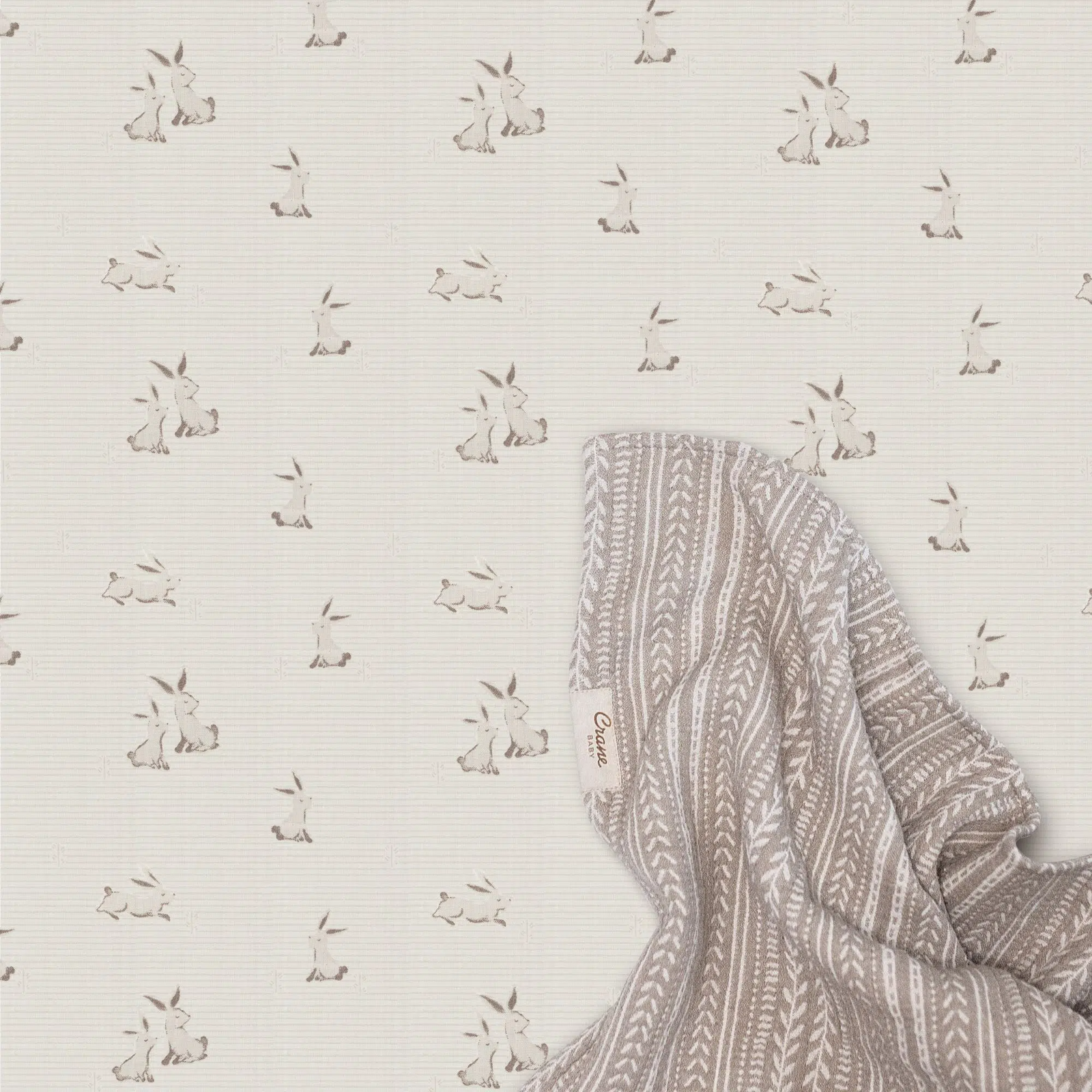 Bunny Organic Crib Sheet