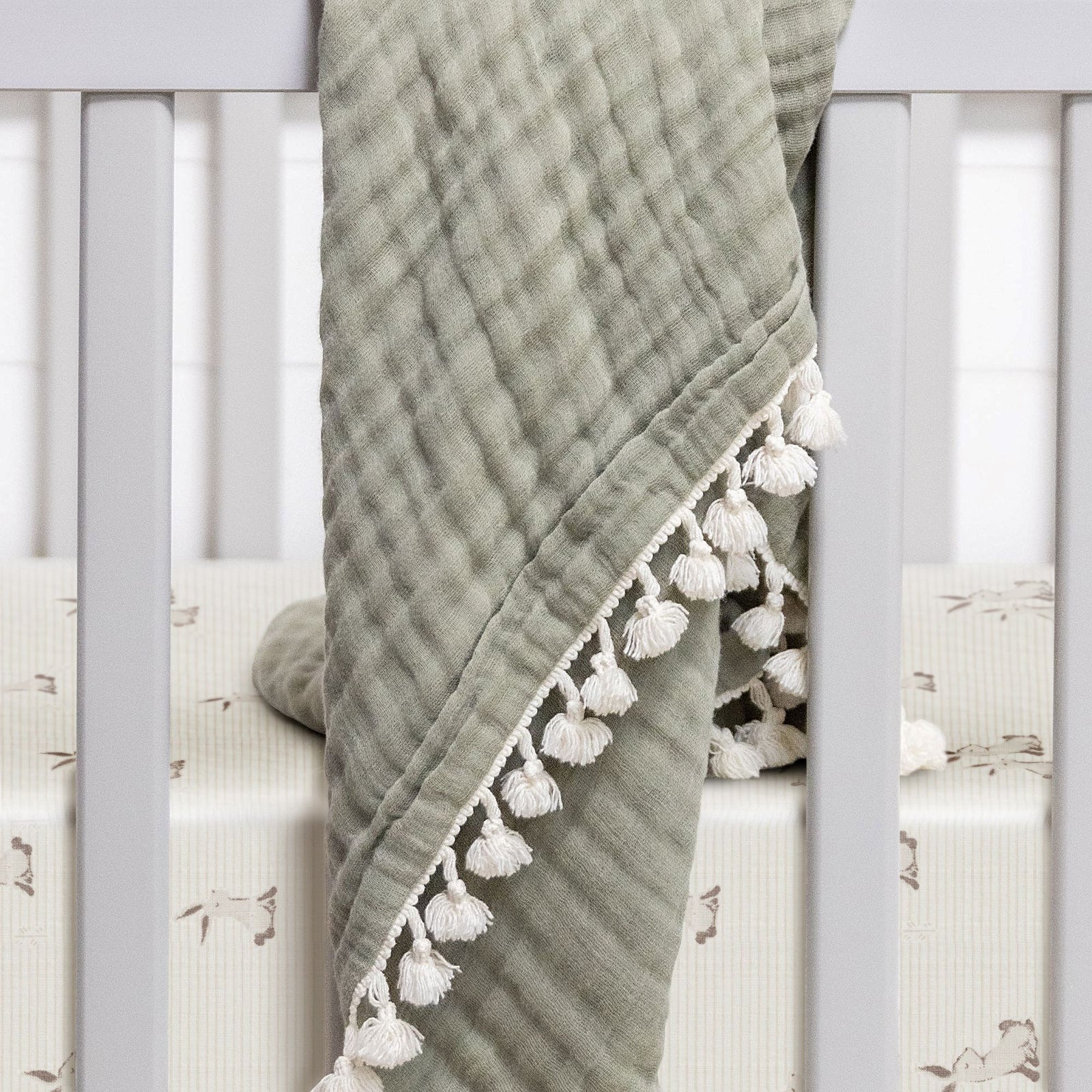 Bunny Organic Crib Sheet