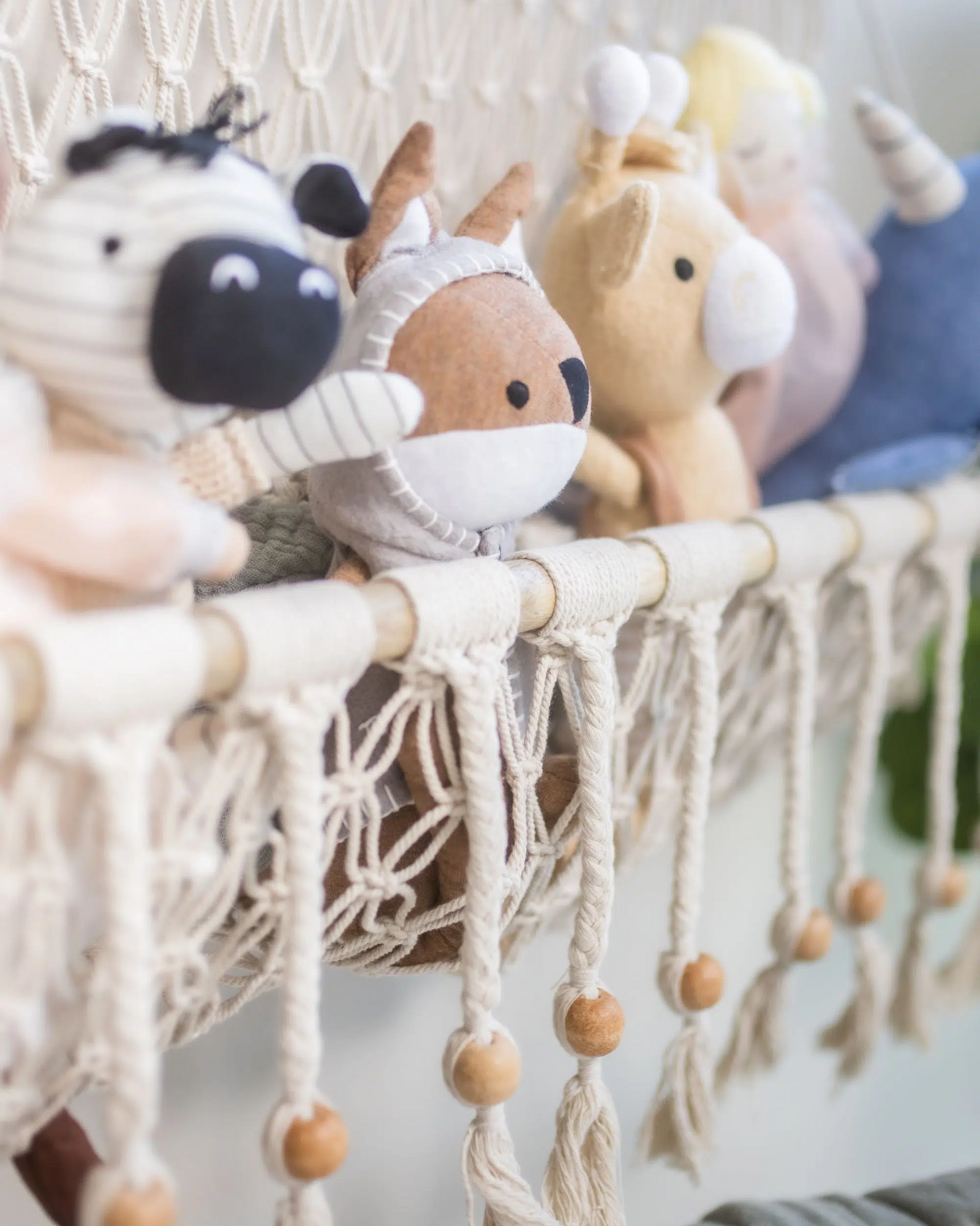 Willow Macrame Storage Wall Hanging
