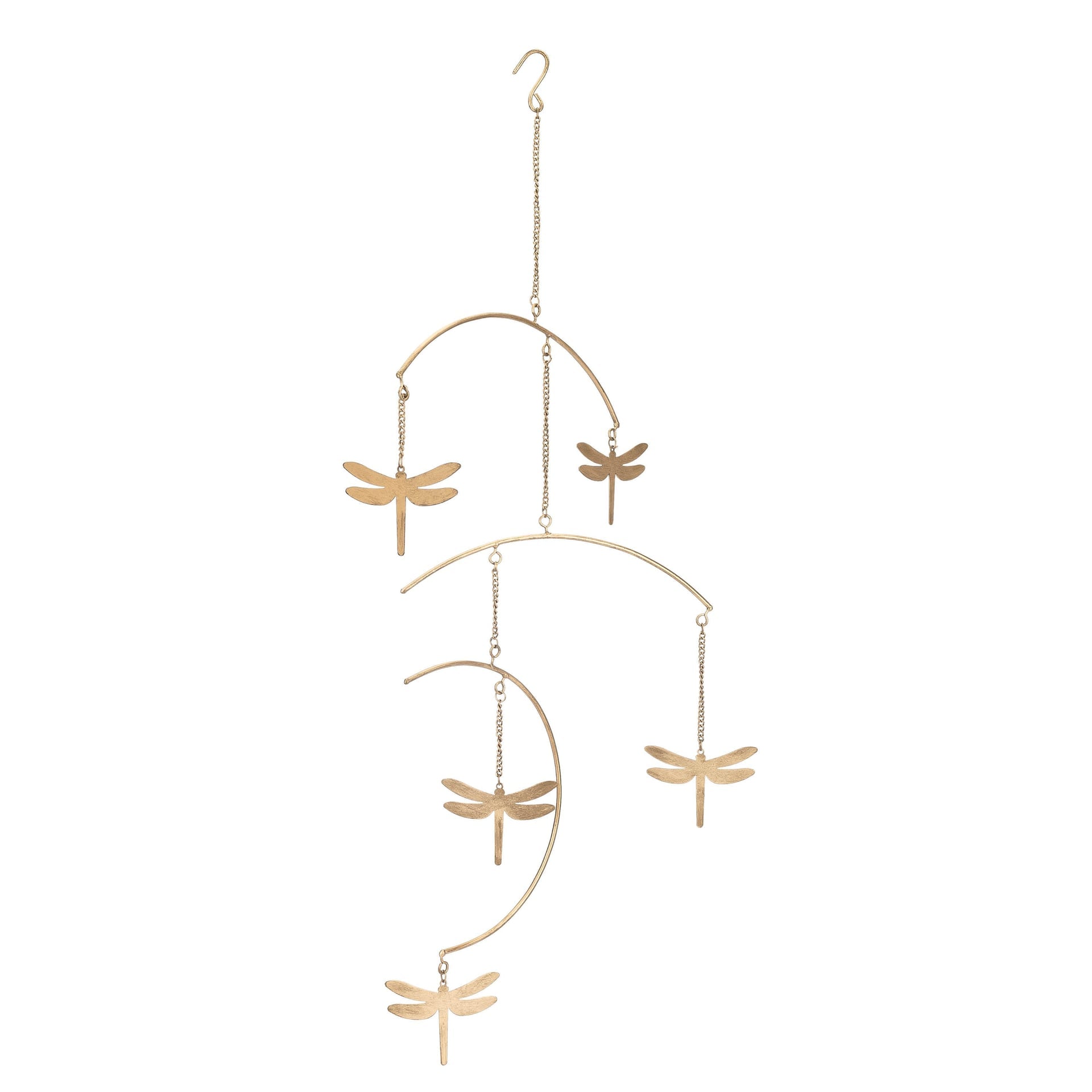 Dragonfly Brass Nursery Ceiling Hanging