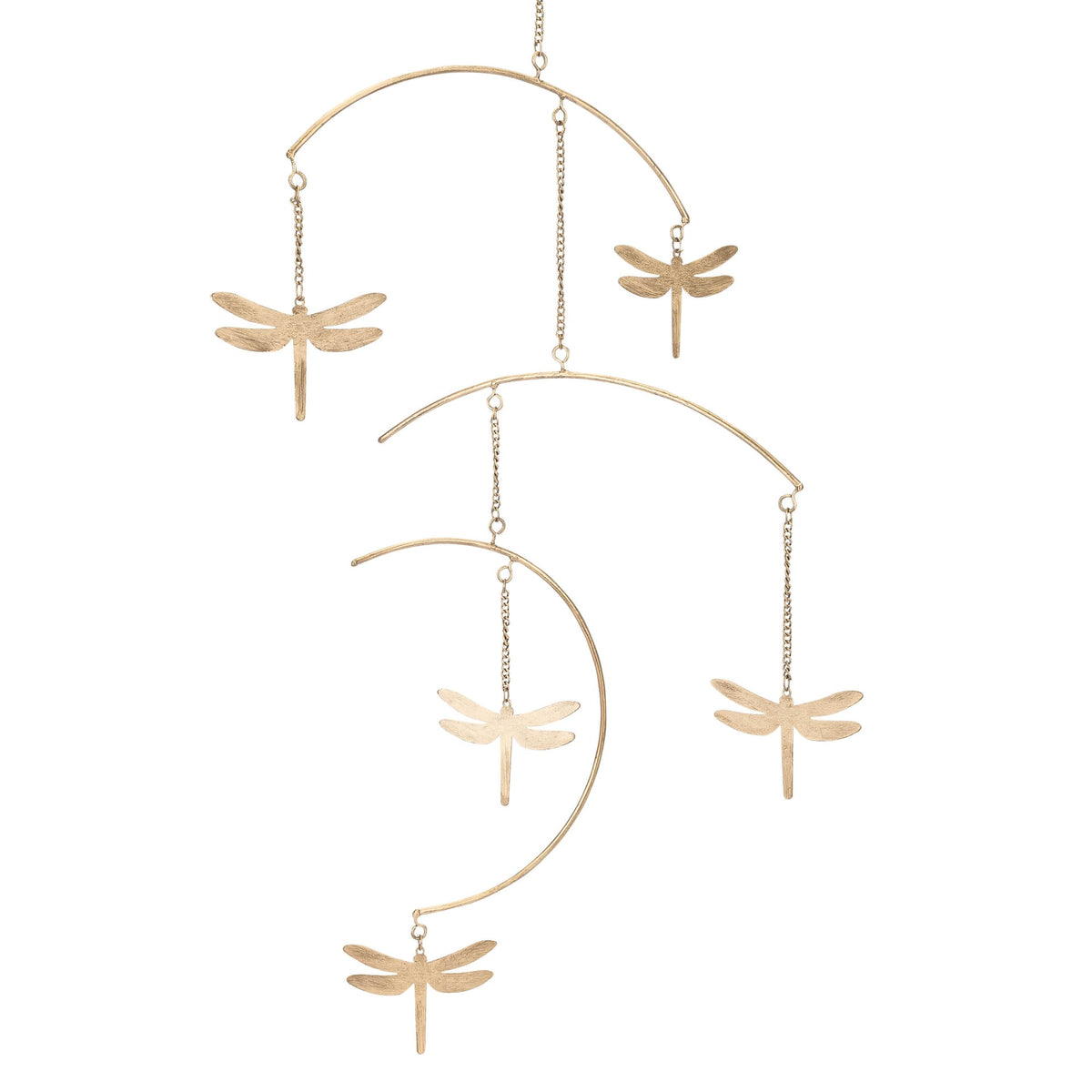 Dragonfly Brass Nursery Ceiling Hanging