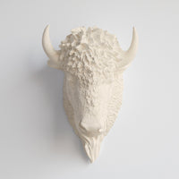 Faux Bison Sculpture