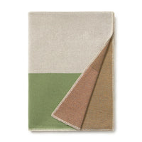 Geometric Color Block Throw Blanket