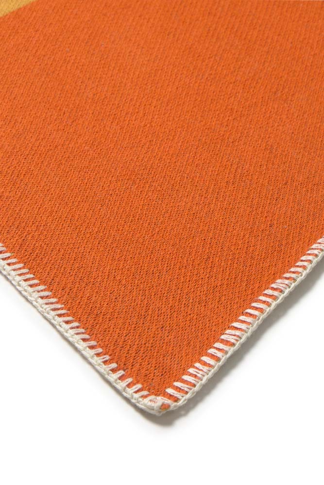 Geometric Color Block Throw Blanket