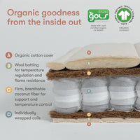 babyletto x Avocado Dual-Stage Organic Crib Mattress