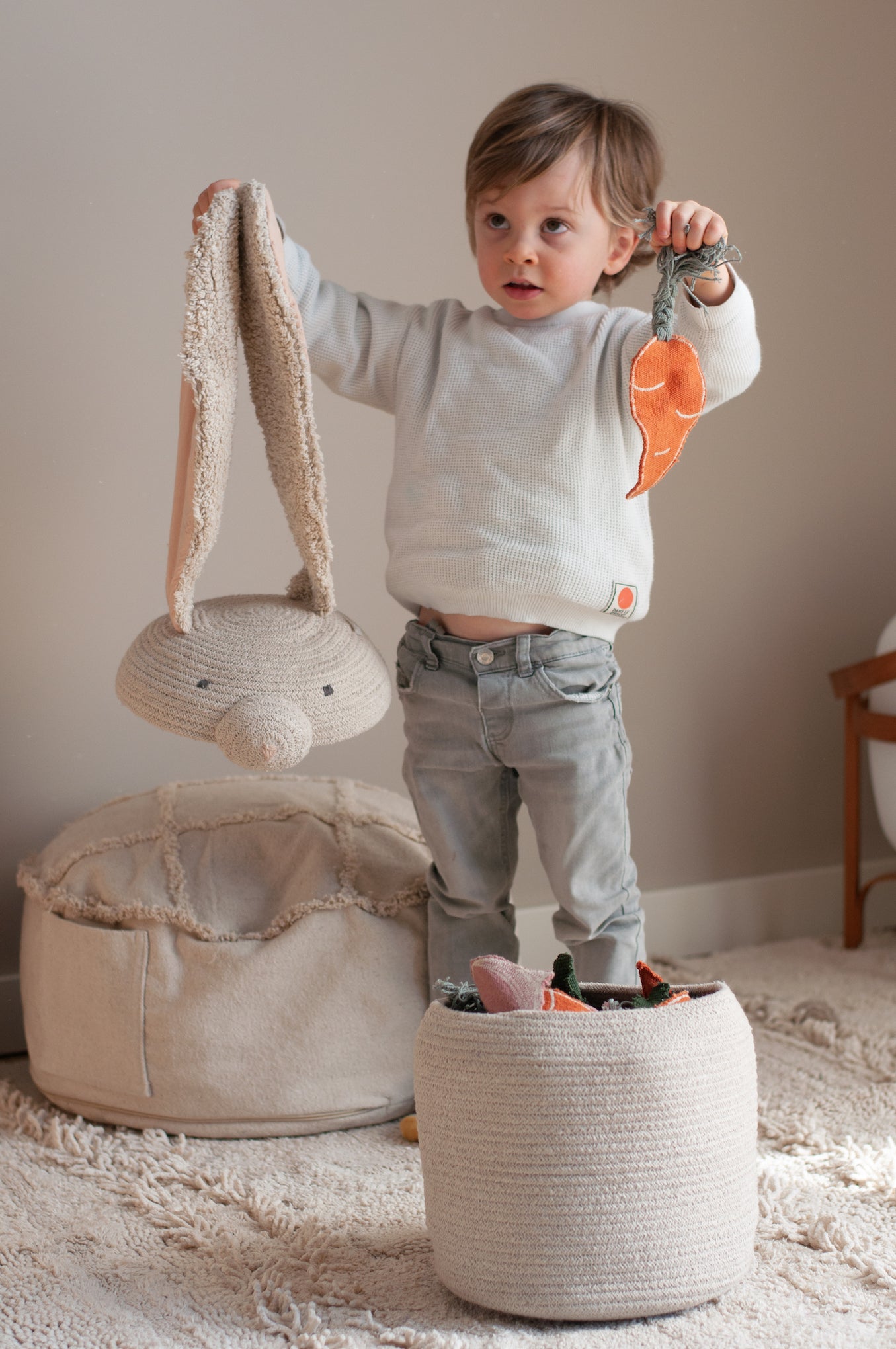 Rita the Rabbit Storage Basket