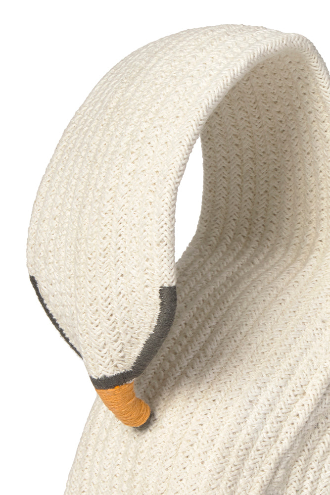 Head Details of Rope Swan Basket