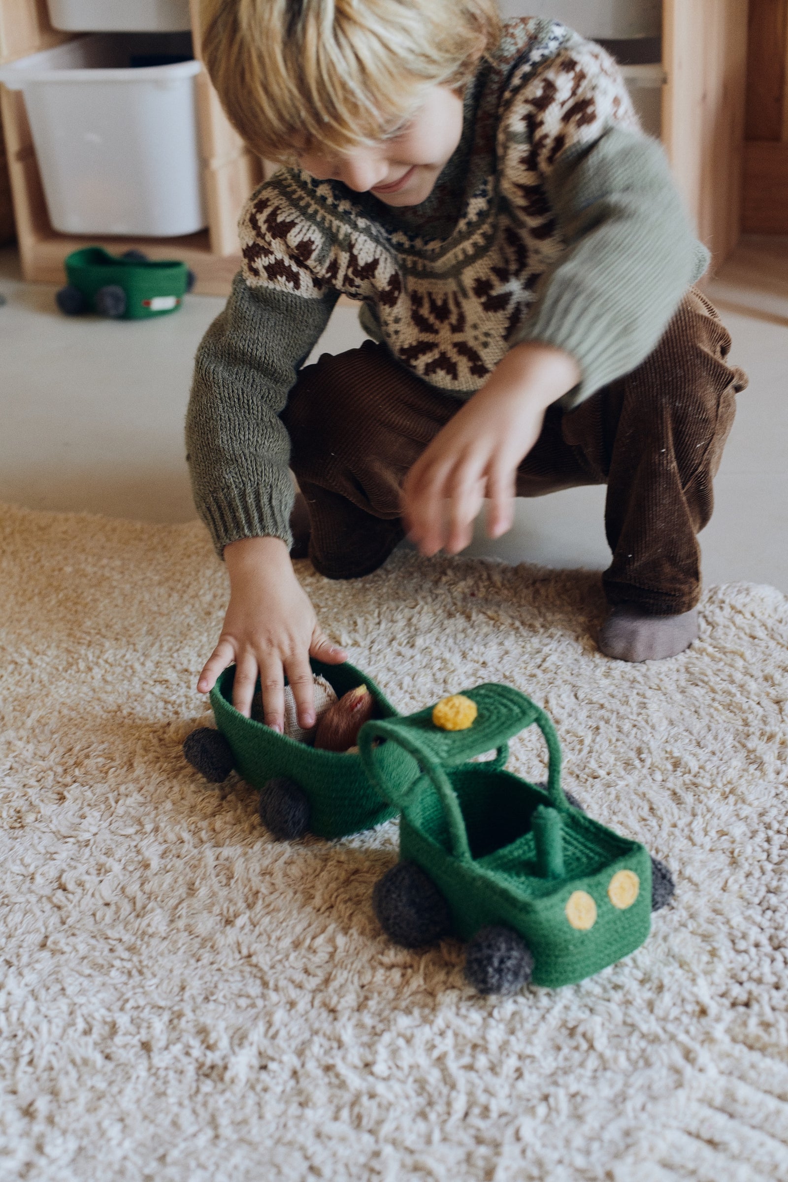 Tractor Basket Toy