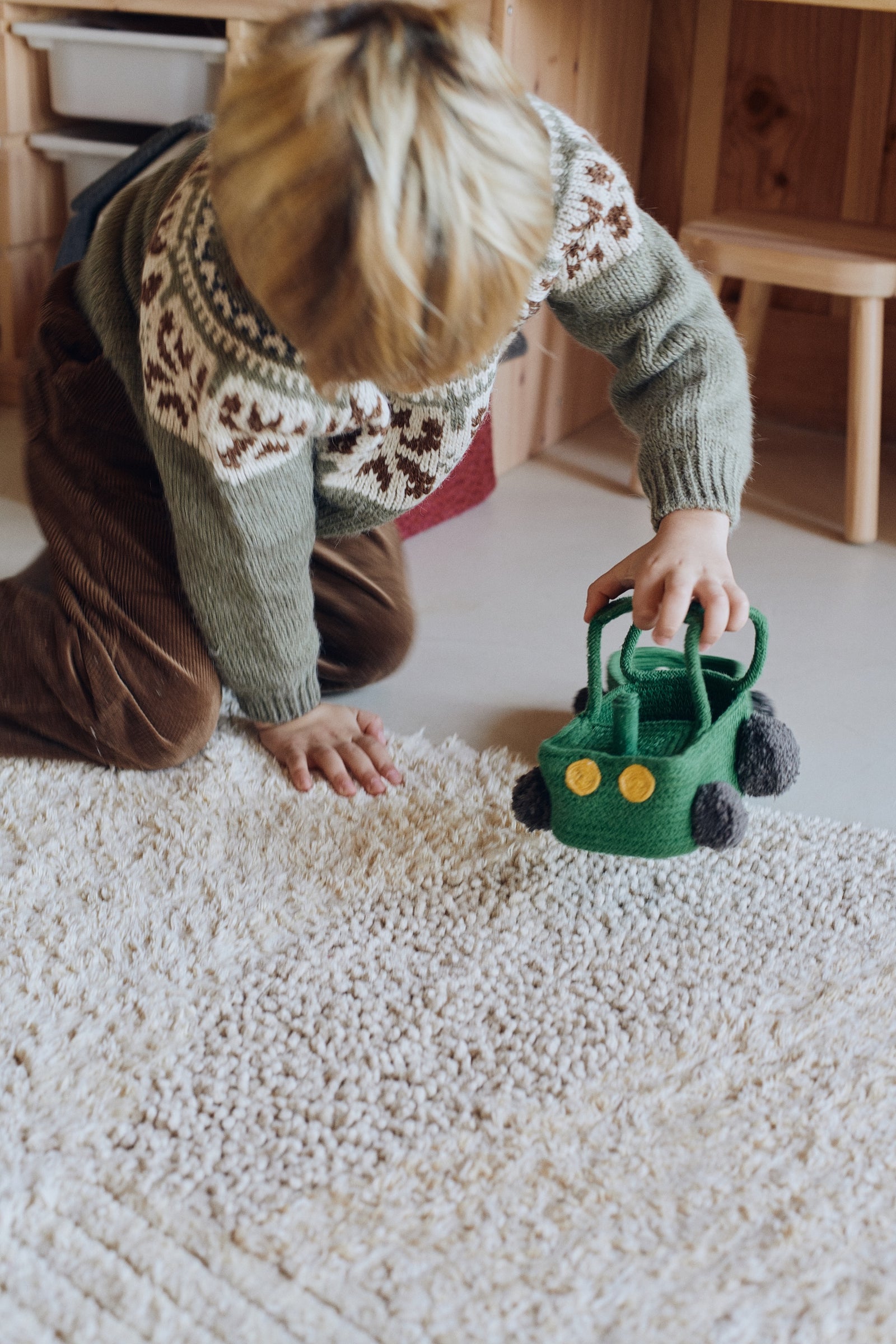 Tractor Basket Toy