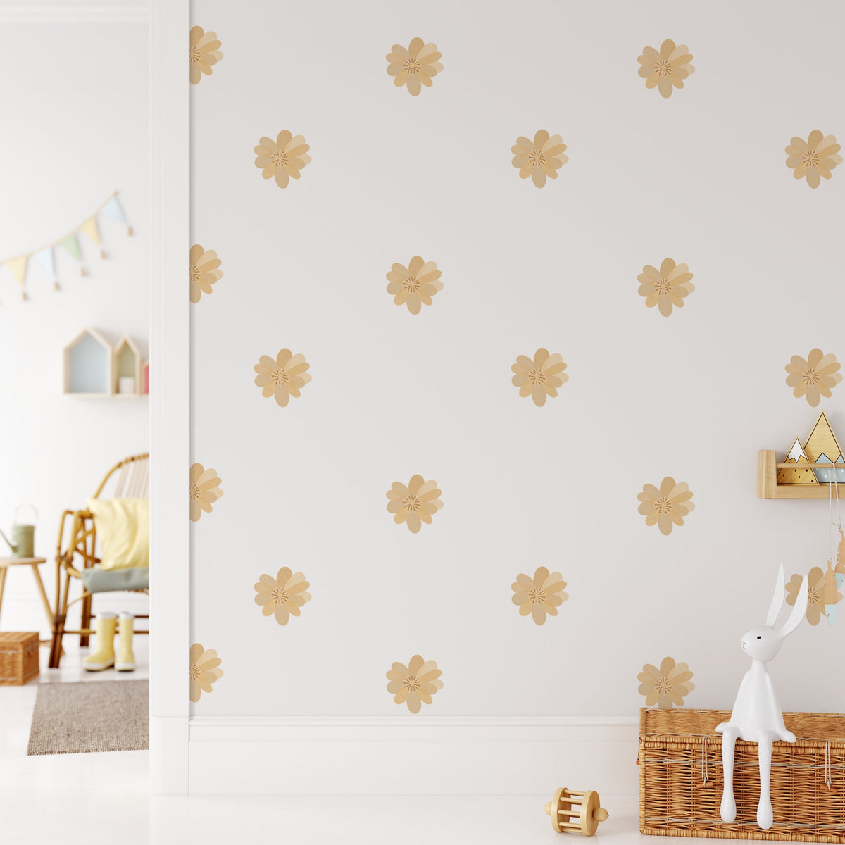Blondie Flower Wall Decals