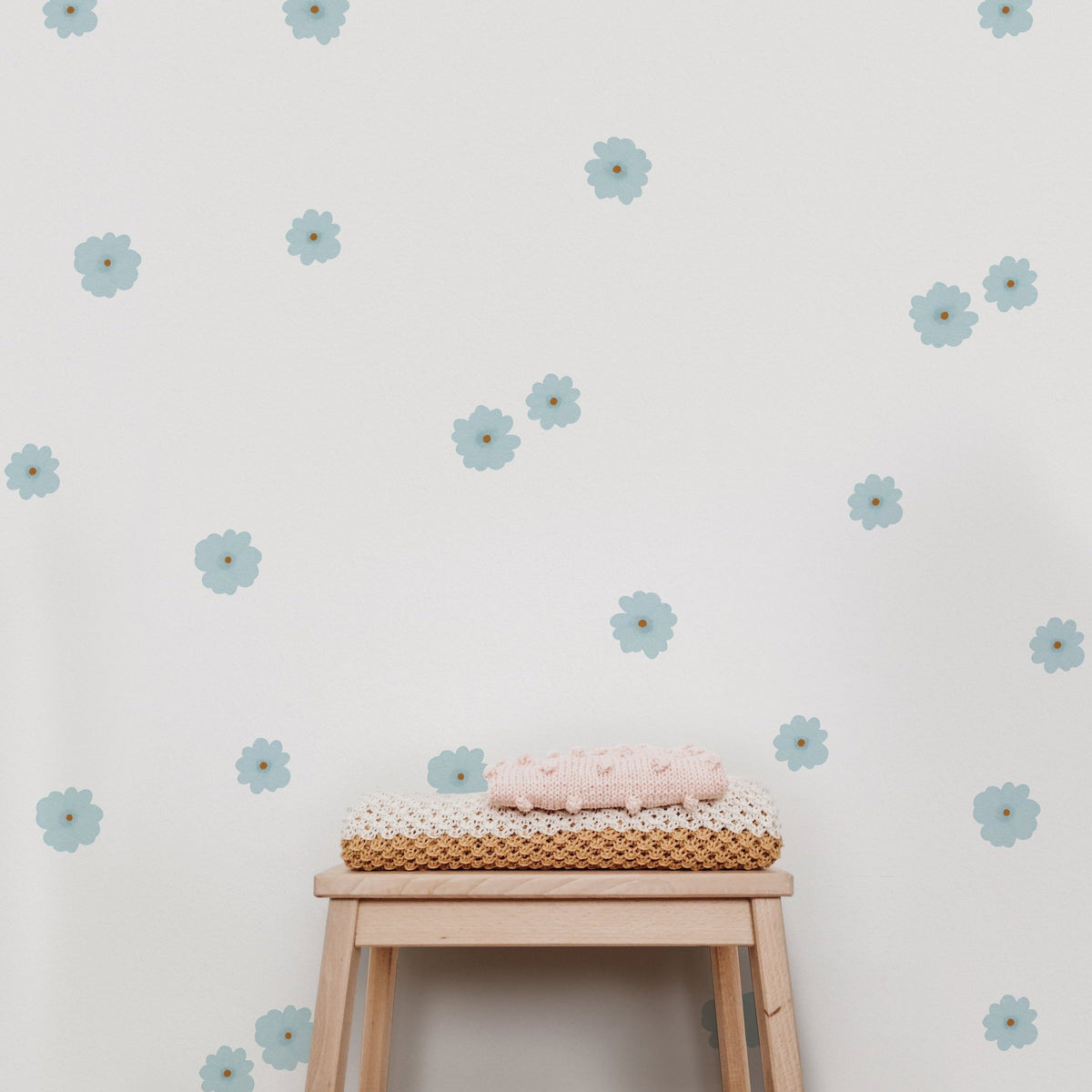 Blue Garden Wall Decals
