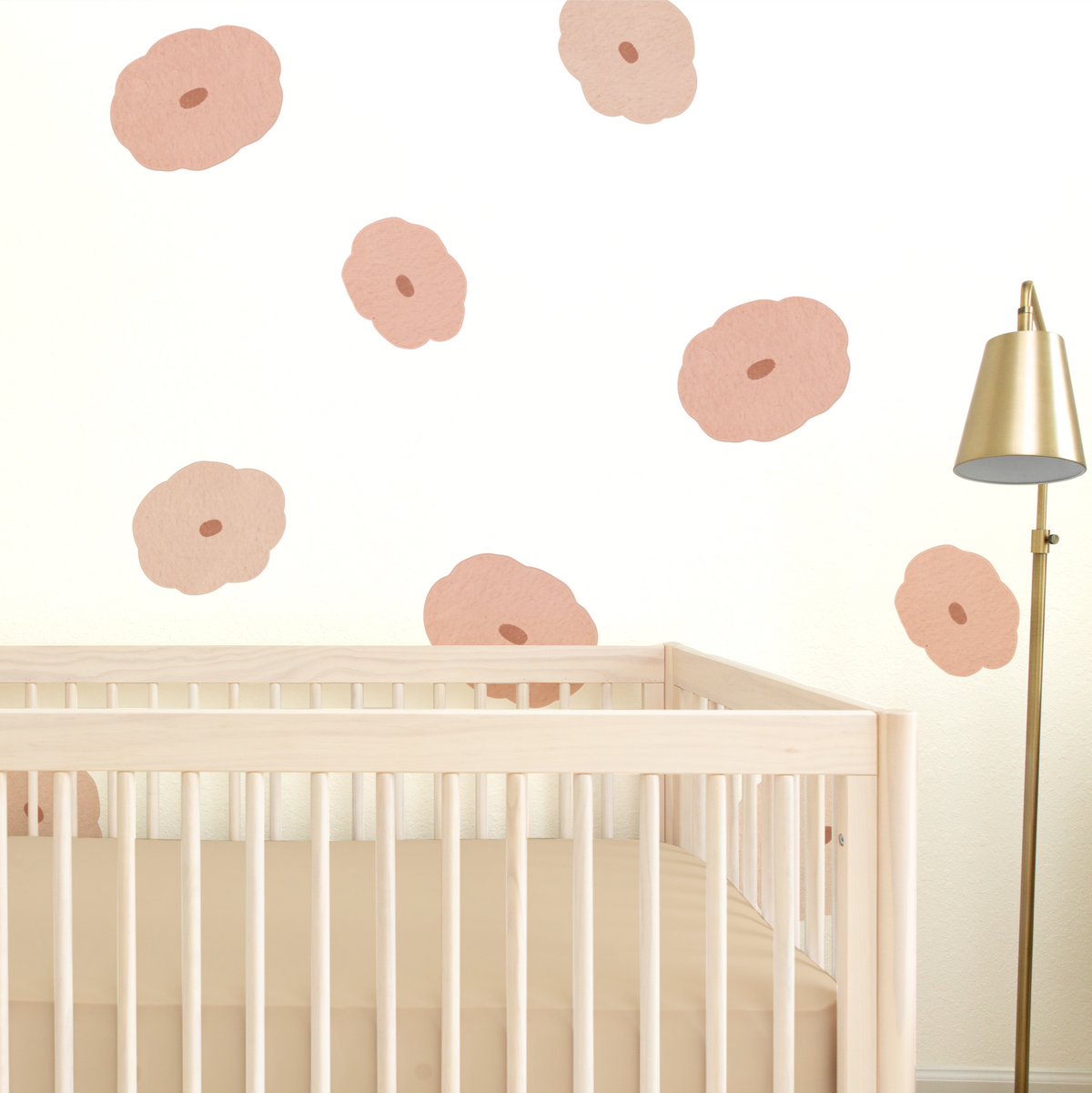 Blush Flower Wall Decals