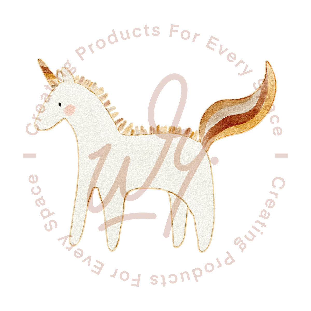 Boho Unicorn Wall Decal Set