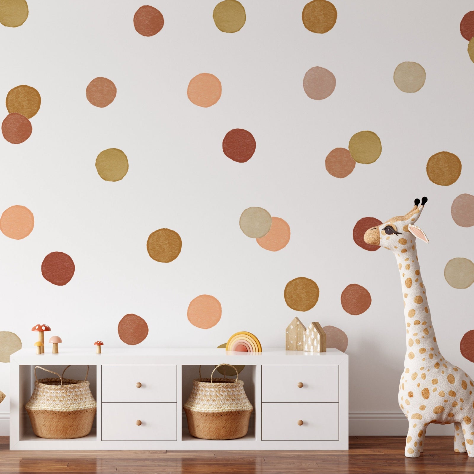 Brick Dot Wall Decals
