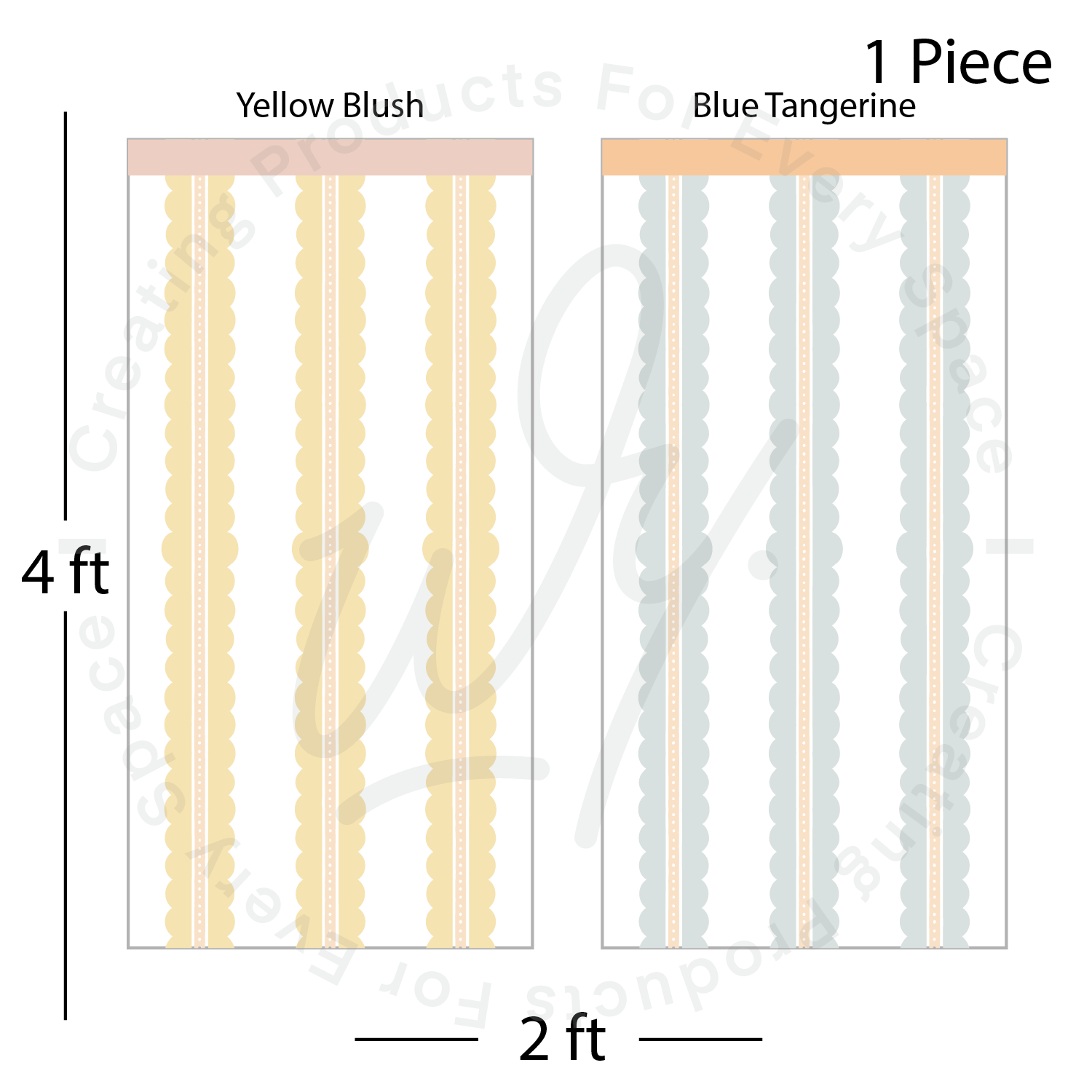 Bubble Molding Wall Decal Panels