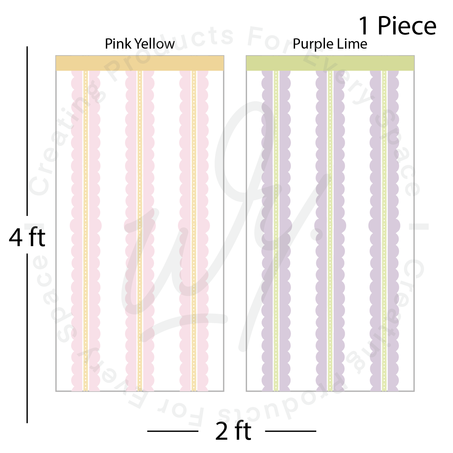 Bubble Molding Wall Decal Panels