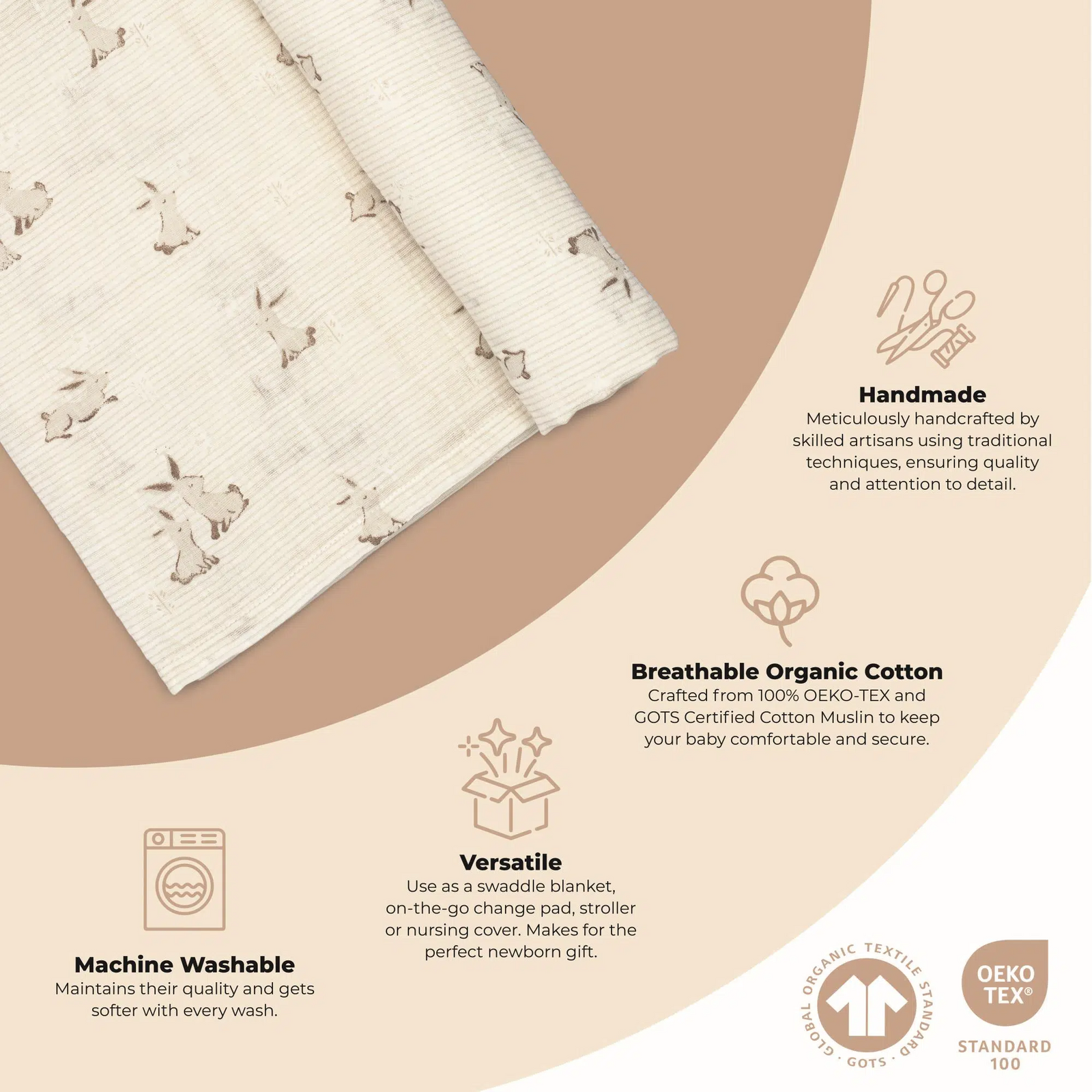 Bunny Swaddle Blanket
