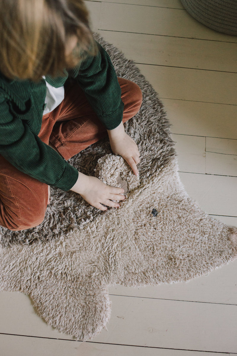 Hedgehog Washable Animal Rug