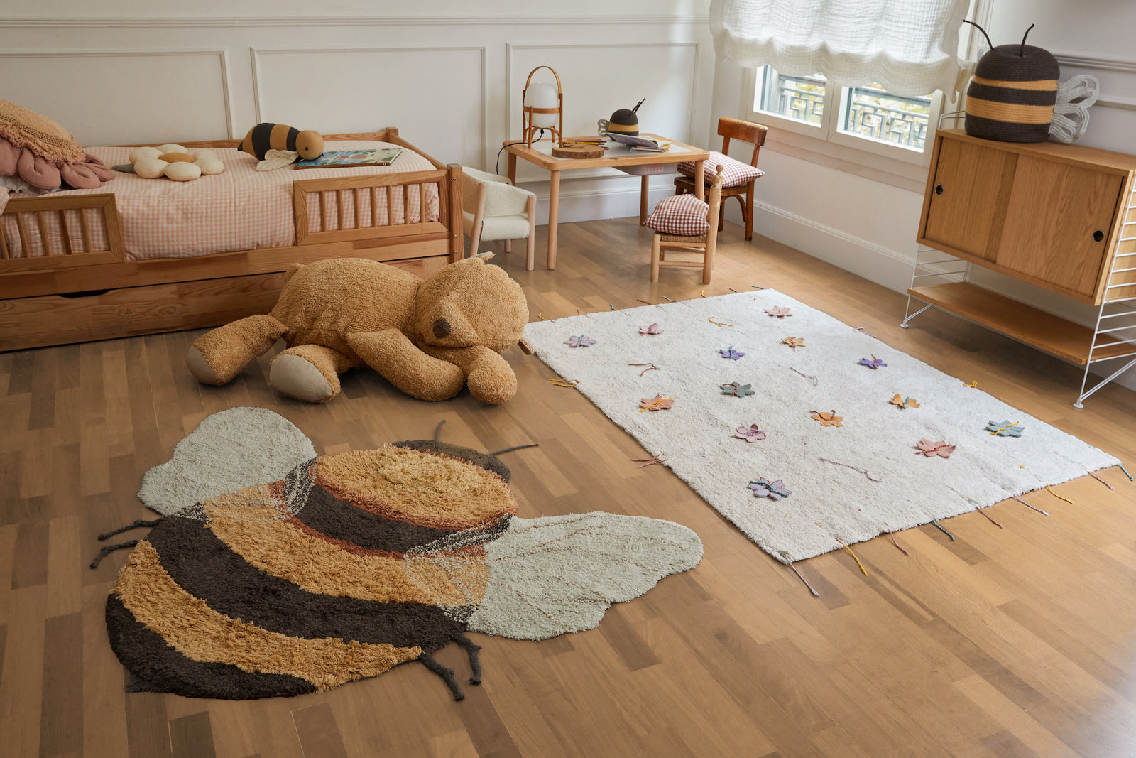 Bee Washable Rug
