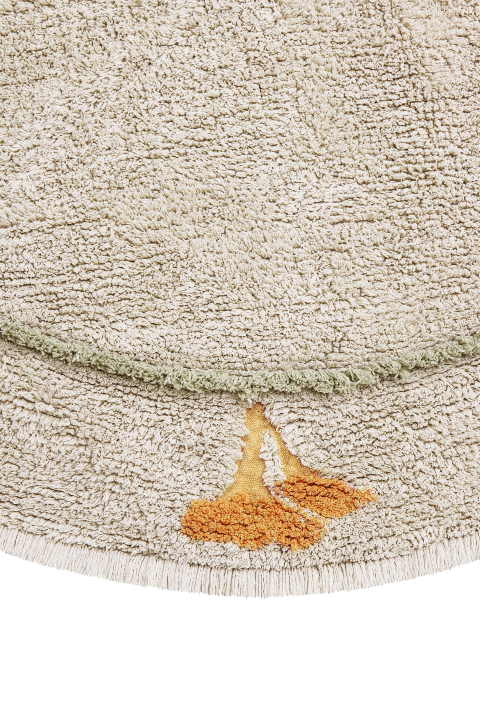 Chanterelle Mushroom Washable Rug