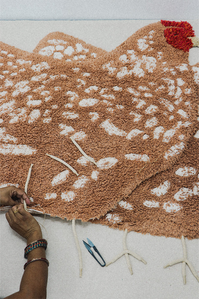 Chicken Washable Rug