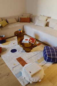 Geometrical Shapes Washable Rug