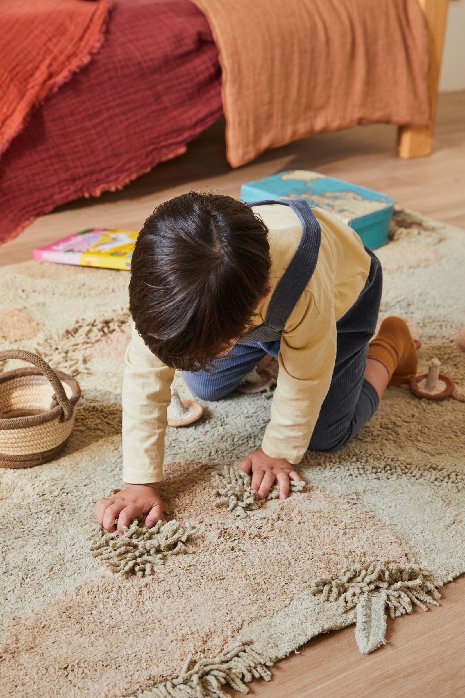 Mushroom Forest Washable Play Rug