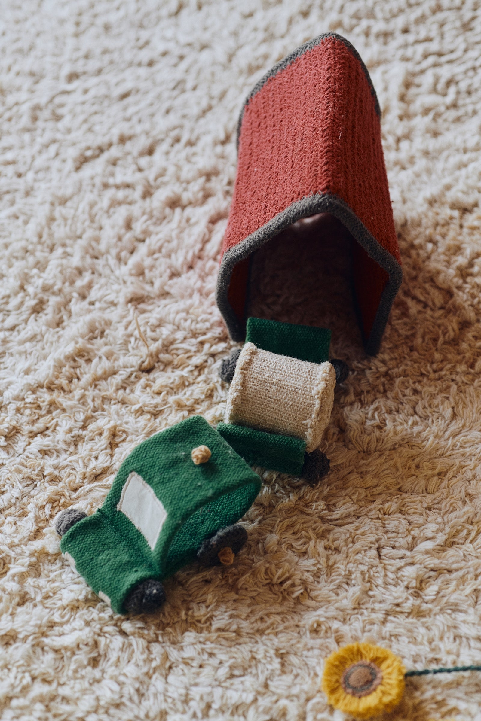 Farm Fields Washable Play Rug